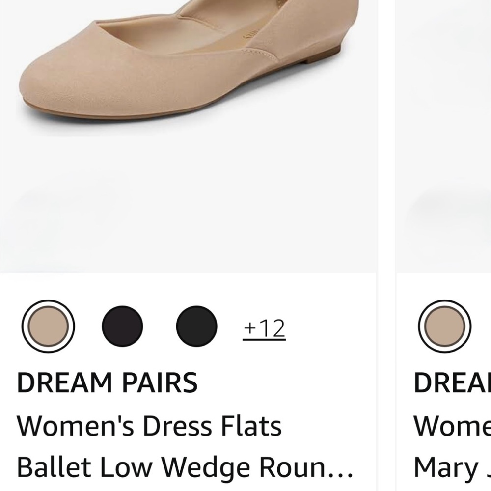 Dream Pairs Women's Ballet Flats in Beige